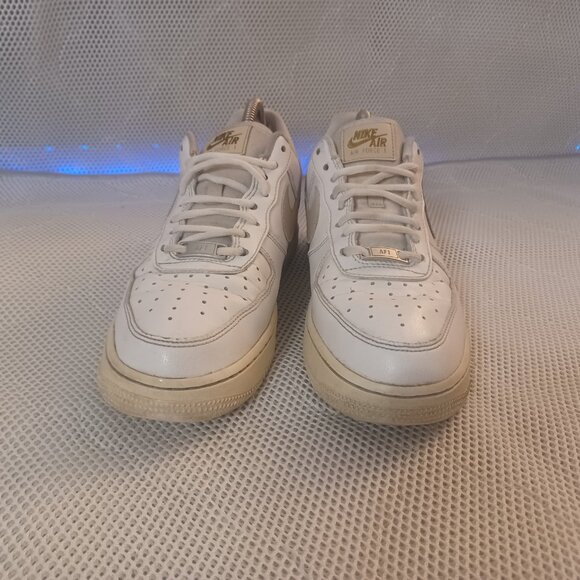 Nike Air Force 1 Low '07 Essential White Beige (W) Sz 9.5 - Picture 3 of 10